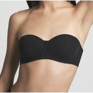 SKIMS Fits Every Body Strapless Bra in Onyx, size 32 A NWT